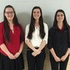 FCCLA members who participated in the Region 3 STAR events are:(l-r) Whitney Hills, Samantha Smyser, and Brooke Weiprecht. They will also attend the State FCCLA Leadership conference in March.