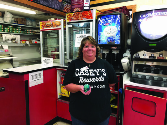 Heather Henderson, manager of LaGrange Casey’s, donated a large pizza gift certificate for this Easter Egg Hunt. Casey’s hours in LaGrange are 6 a.m. to 10 p.m. Carry-out orders are available.