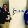 The Culver-Stockton team of athletic training students recently took second place in a quiz bowl competition. Pictured from left are Rob Carmichael, head athletic trainer at Culver-Stockton College and president-elect of the Missouri Athletic Trainers Association; Karen Fennell, president of MoATA; quiz bowl team members Tom Greene, Maryanna Catrine and Stormy Simons; Jay Hoffman, department chair of athletic training and health sciences at Culver-Stockton and secretary of the MoATA; and Christe Thomas, clinical education coordinator at Culver-Stockton.