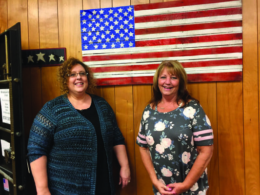 Many of the local elected officials will be at the fair. Pictured is the Lewis County Collector Denise Goodwin and deputy collector Donnette Carter. They look forward to visiting with everyone.