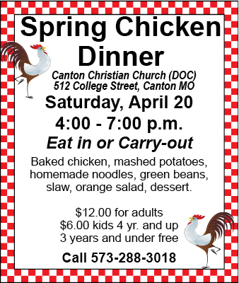 Spring Chicken Dinner CCC
