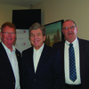 Rep. Craig Redmon, U.S. Senator Roy Blunt and Ralph Martin, Lewis County IDA Director, visit during the Lincoln Day reception in Canton on March 12.