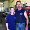 Missouri Tire Owner Marty Miles and Tanya Tilley.