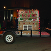 This holiday themed float got everyone in the Christmas spirit at the Canton Lighted parade.