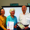 James Hadley Williams with his wife Marilyn and their daughter Lynn after receiving the Wright Brothers Master Pilot Award.