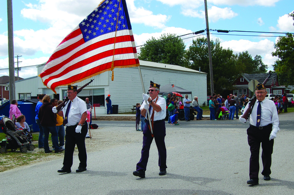 Veterans from the Lewis County Memorial American Legion Post 578 led the Lewistown Appreciation Day parade.